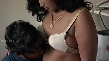 Mallu hot boob press in home