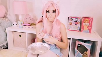 Belle Delphine with the dripping CREAMPIE Play on belledelphinenude.com