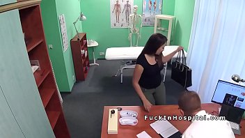 Doctor with big dick fucks cute patient