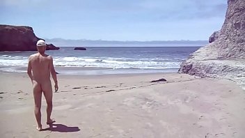 Nude beach walk near Santa Cruz, CA