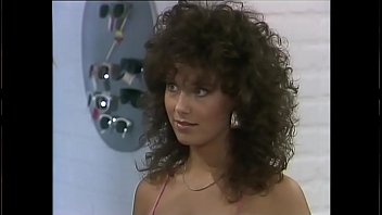 Busty beauty in swim suit, from the Swedish TV show "Solstollarna" (1985) no sound