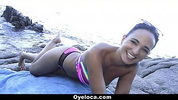 Oyeloca - Latin Girl (ClaudiaBavel) Takes On Two Massive Cock Outdoor