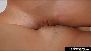 Sexy pussy lips rubbing close up