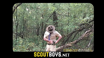 Scout boys experiment first time gay sex with the leader in camp tent-SCOUTBOYS.NET
