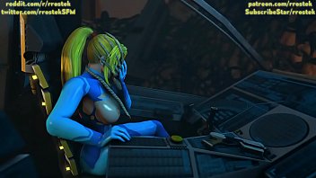 Aliens fucking Samus Aran in 3D Rough hardcore porn