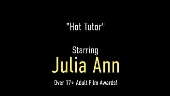Horny MILF Tutor Julia Ann doesn't seem to care about her student's grades as much as sucking his cock and getting fucked until she gets a load of jizz. Full Video & Julia Live @ JuliaAnnLive.com!