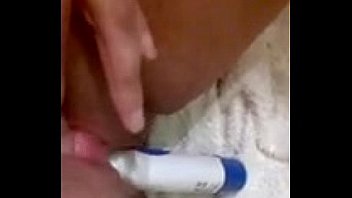 Girl masturbating with brush more on Lazycams.com