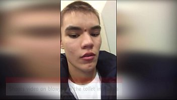 Shoots video on blowjob in the toilet in Russia