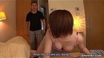 Asian housewife getting toyed and facial spunked