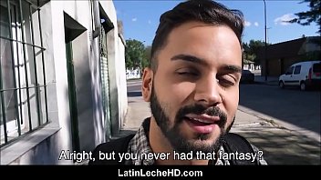 Straight Spanish Latino Guy Approached On Street By Gay Stranger Paying For Sex On Camera In Public