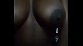 big tits from Uganda gropping her tities