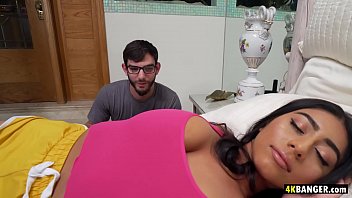 Big cocked stepbrother fucks his busty sister