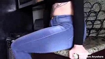 Girl fart jeans