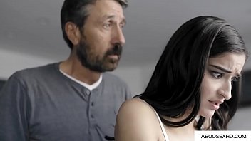 Teen daughter punish by stepdad