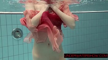 Hot and sensual water pool video by Katya