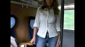 Teen Sex in a train.