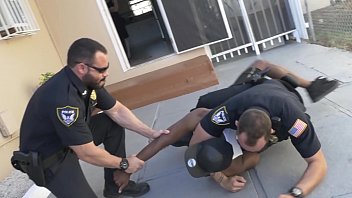 GAYPATROL - Cops Apprehend Thug After Chase And Fuck Him Hard