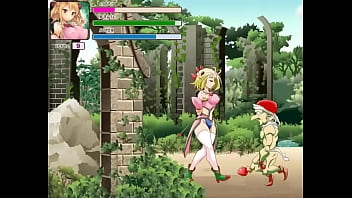 Hot blonde lady having sex with goblin man in Emulis of the valley of magic new porn ryona gameplay hentai video