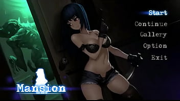 Cute woman hentai in sex with zombie man , girl and monster in Mansion adult ryona act video
