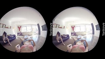 Erotic amateur lesbian babes from Yanks Marina and Charlotte in 3D virtual reality are truly what heaven must look like