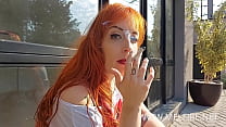 Mary Jane gone bad - cosplay smoking fetish