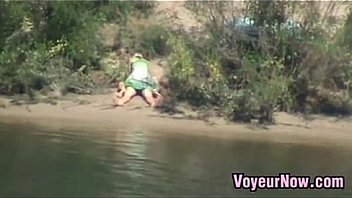 Horny Couple By The River