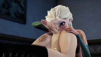 Frozen - Elsa gets fucked by Futa Anna - 3D Porn