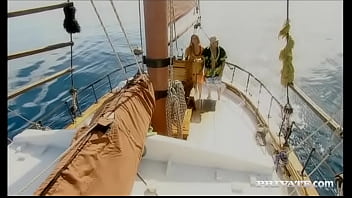 Monika Having Hardcore Anal Sex on a Sailing Trip with Her Man